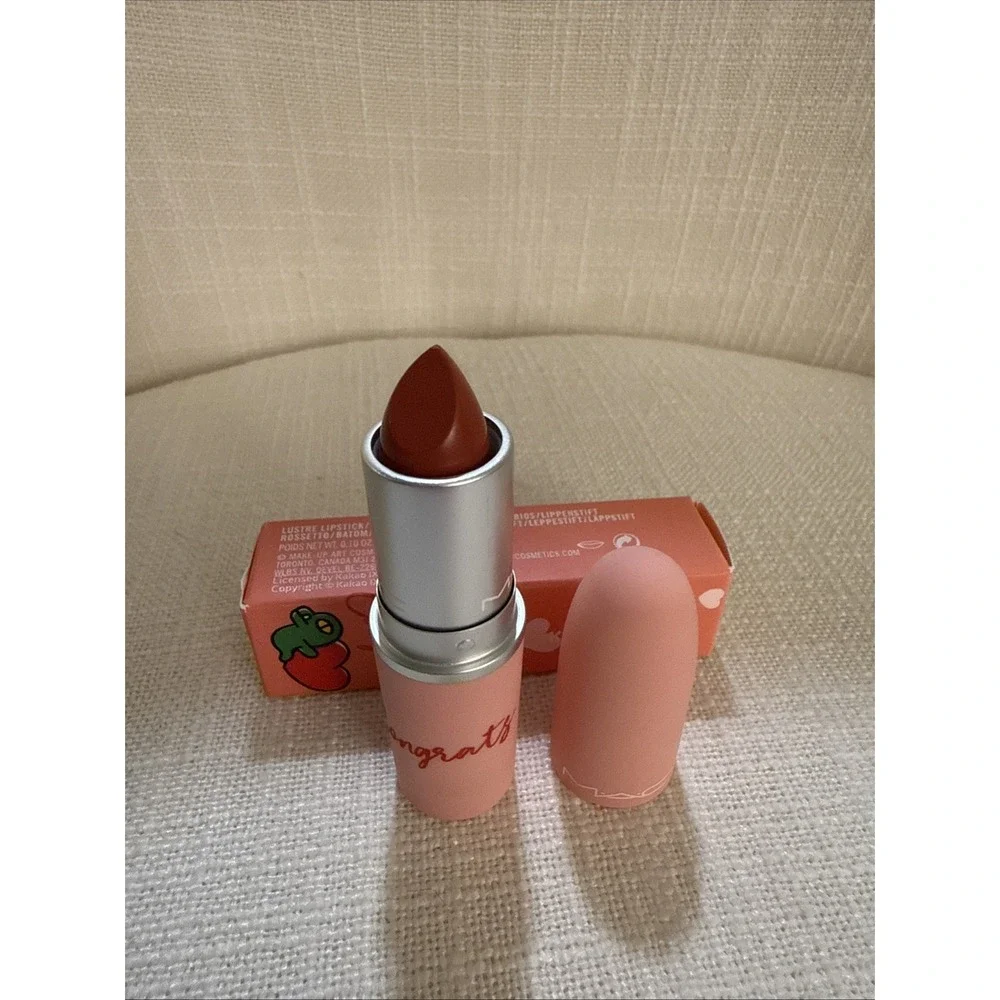 MAC KAKAO FRIENDS Lustre Lipstick CONGRATS‎ Full size 0.10 oz New In Box